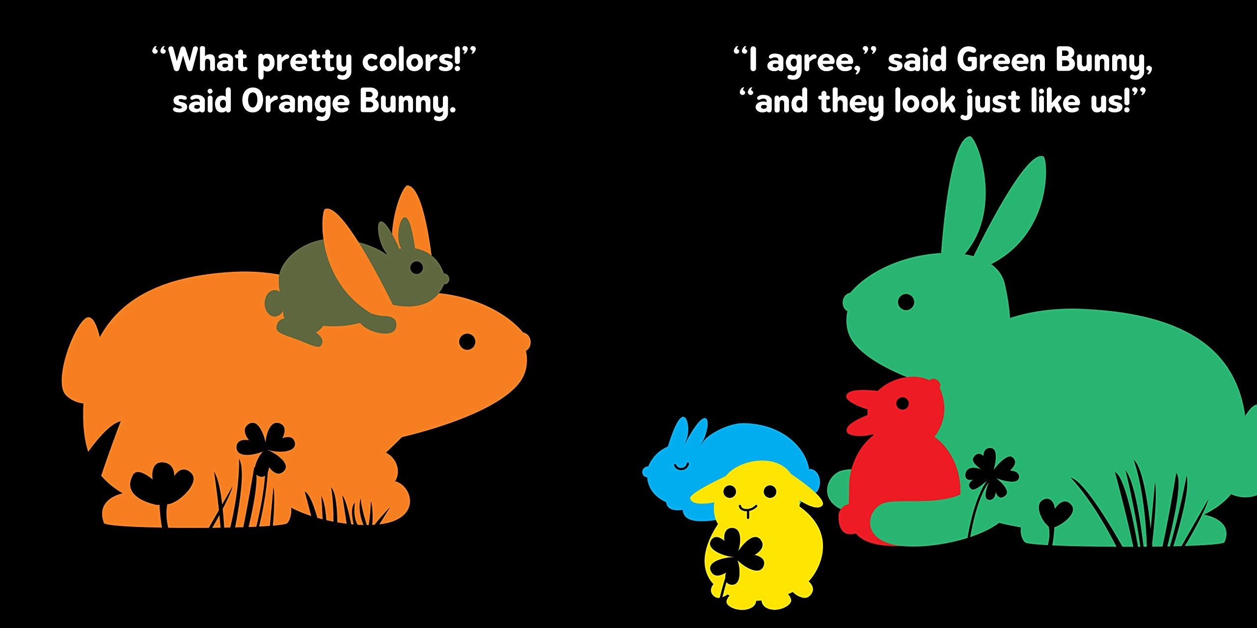 Red Bunny & Yellow Bunny Baby Board Book