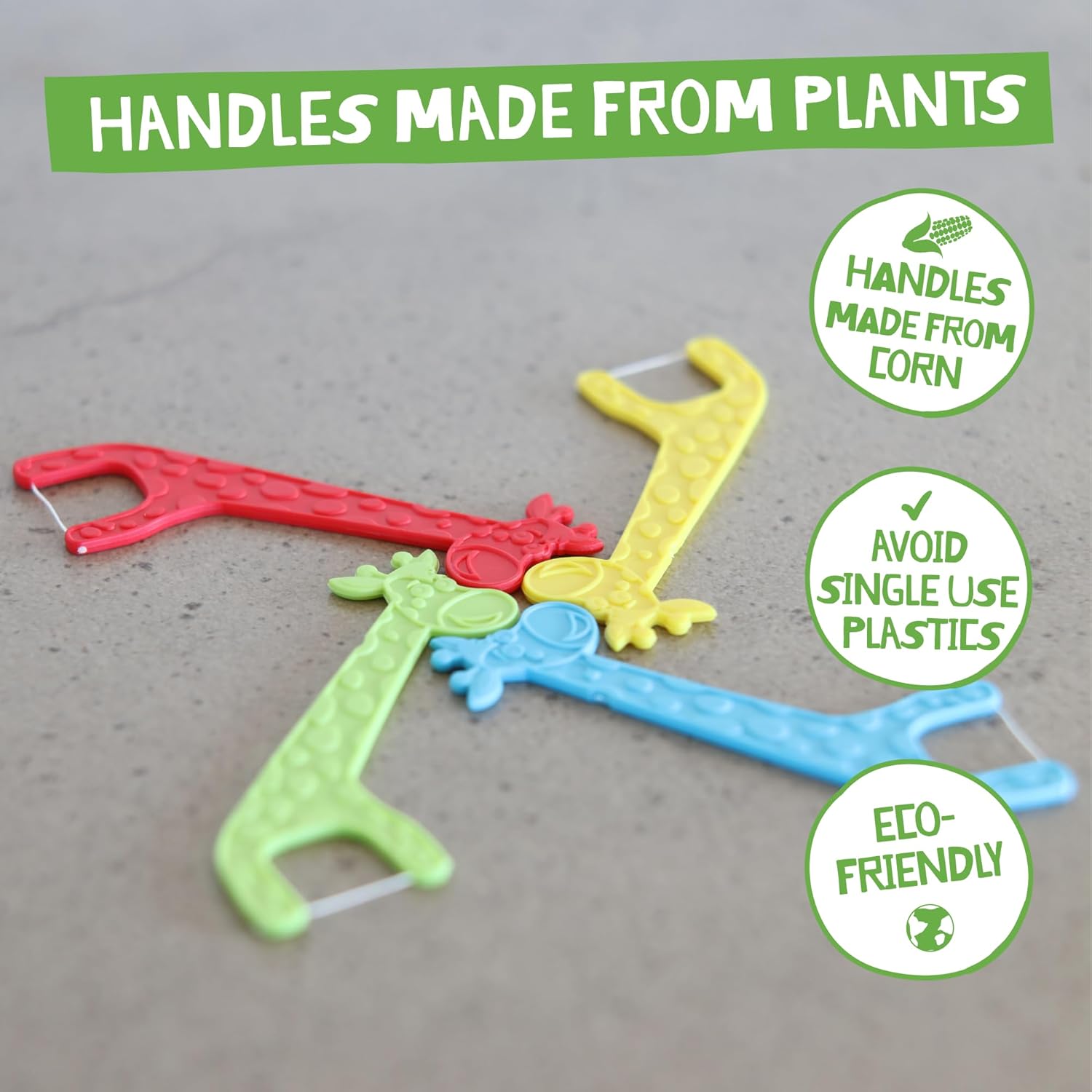 Jack N' Jill Fairy Floss Dental Flossers, 30pcs