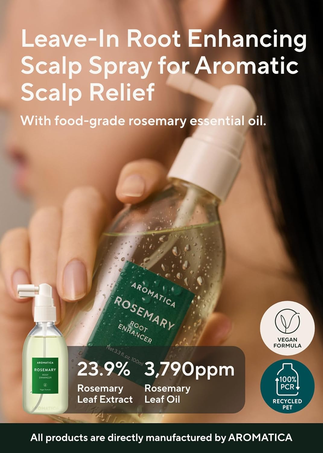 Aromatica Rosemary Root Enhancer, 100ml (Exp 01/27)