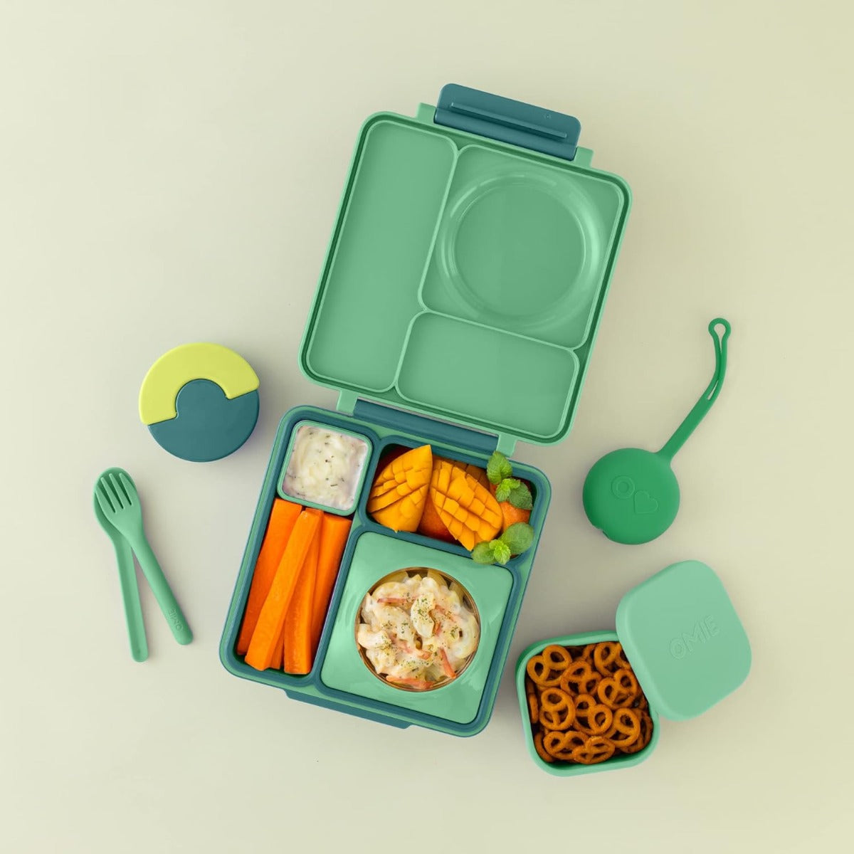Omie OmieSnack Silicone Snack Containers (4 Colors) - Pupsik Singapore