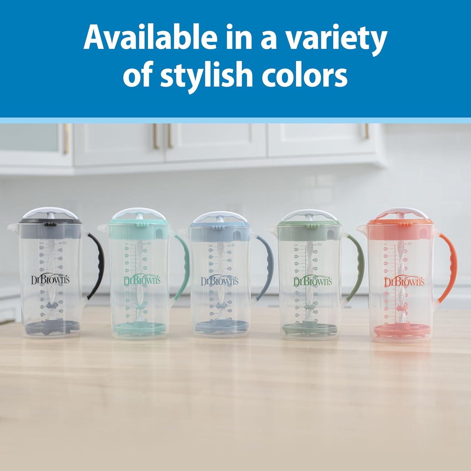 Dr. Brown’s Natural Flow® Formula Mixing Pitcher (5 Colors)