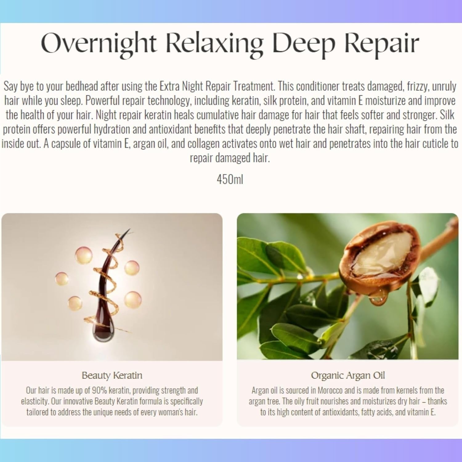 Moist Diane Extra Night Repair Treatment (450ml)