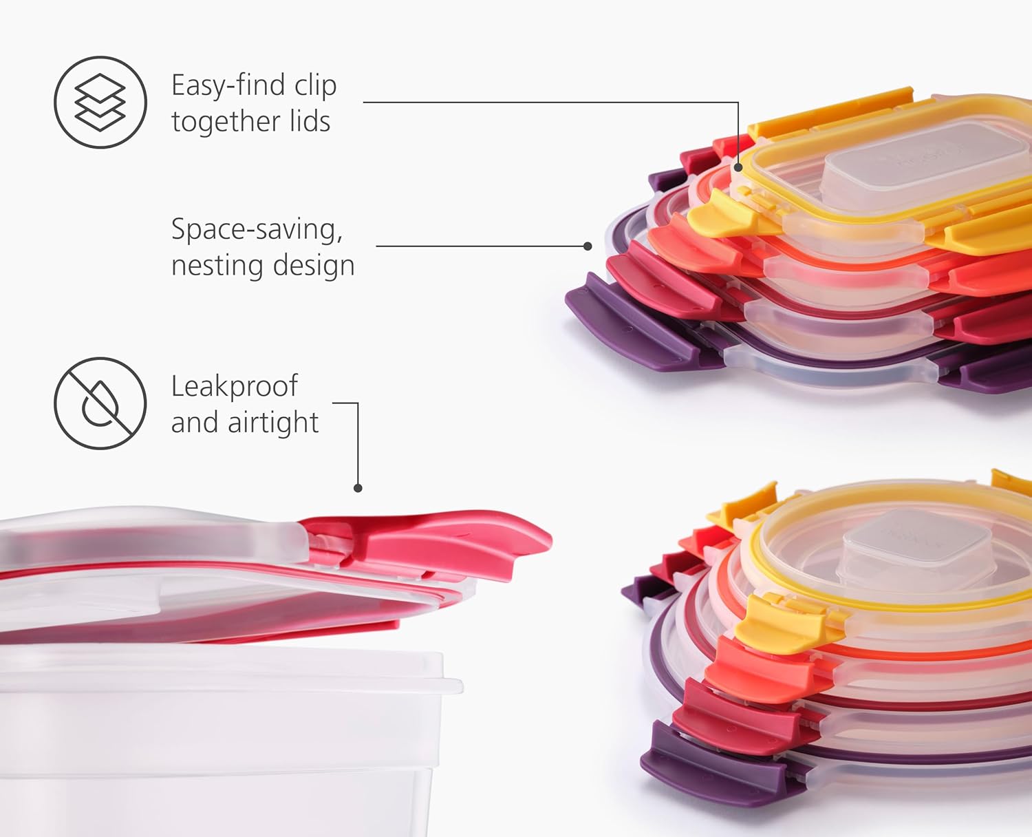 Joseph Joseph Nest Lock Multi-Size Containers (4/5/16pcs)