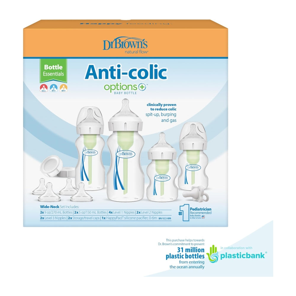 Dr. Brown's Options+ PLUS Wide-Neck Gift Set