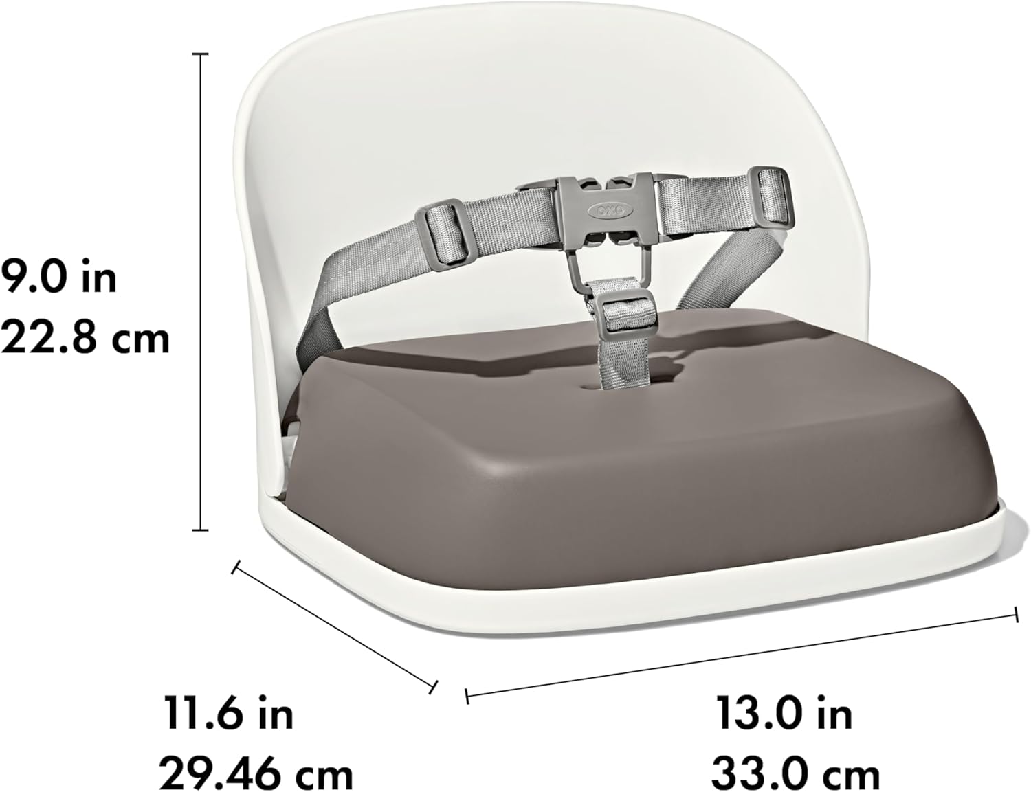 OXO Tot Perch Booster Seat with Straps - Taupe