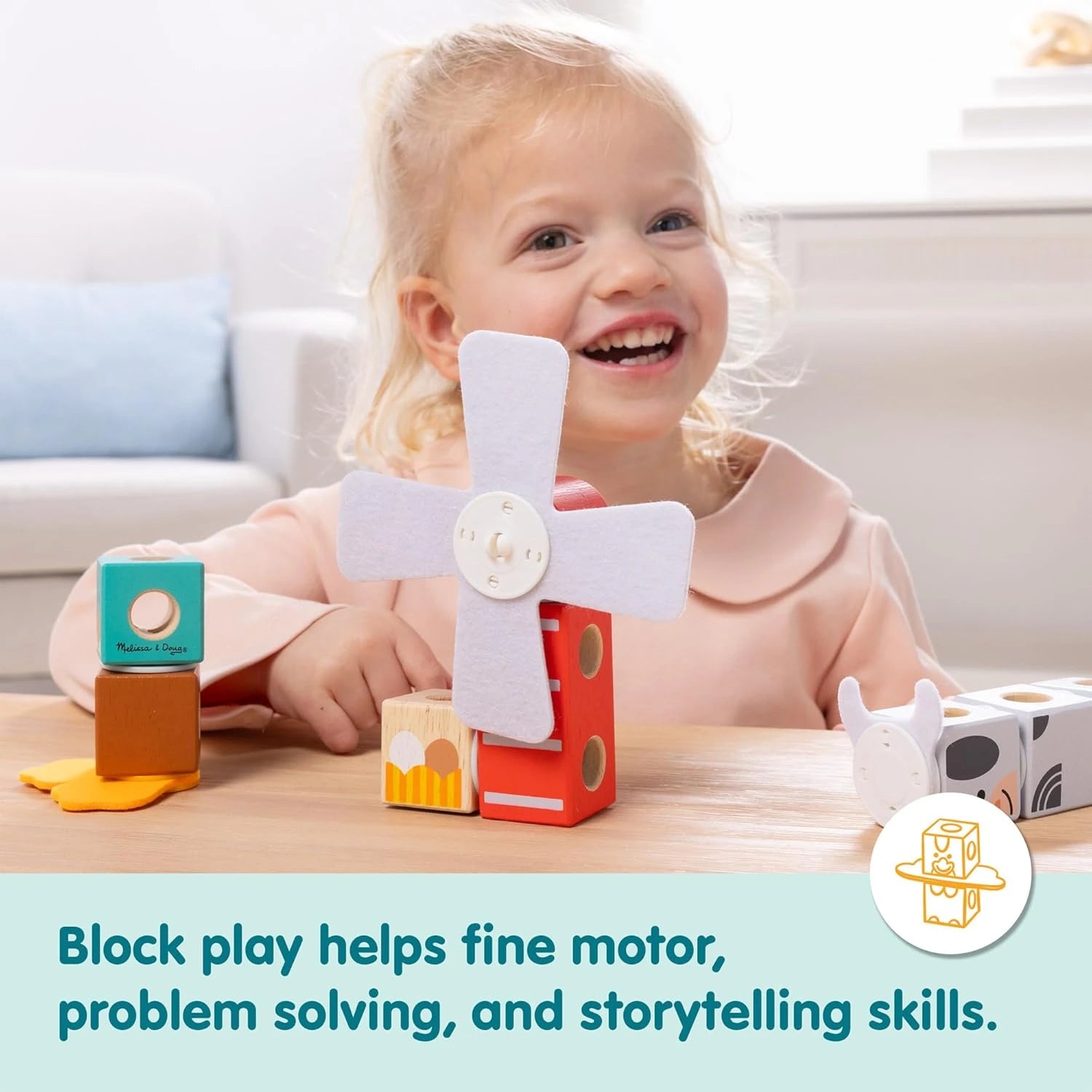 Melissa & Doug Blockables Play Set (6 Types)