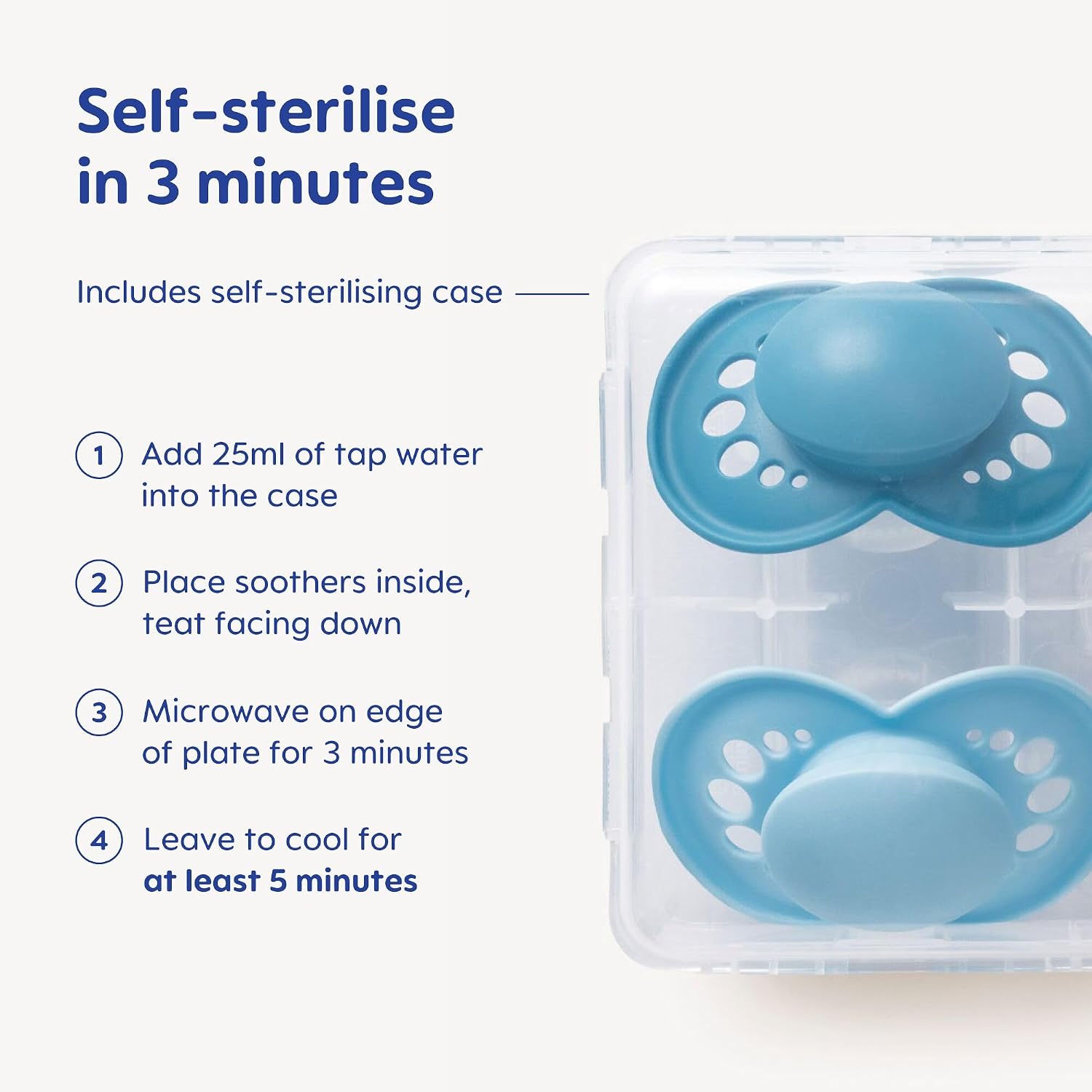 MAM Original Pacifier with Case, 2pk (2-6M) - 2 Assorted Designs