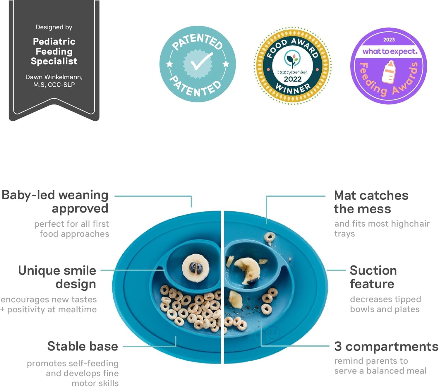 EzPz Mini Feeding Set (10 Colours)