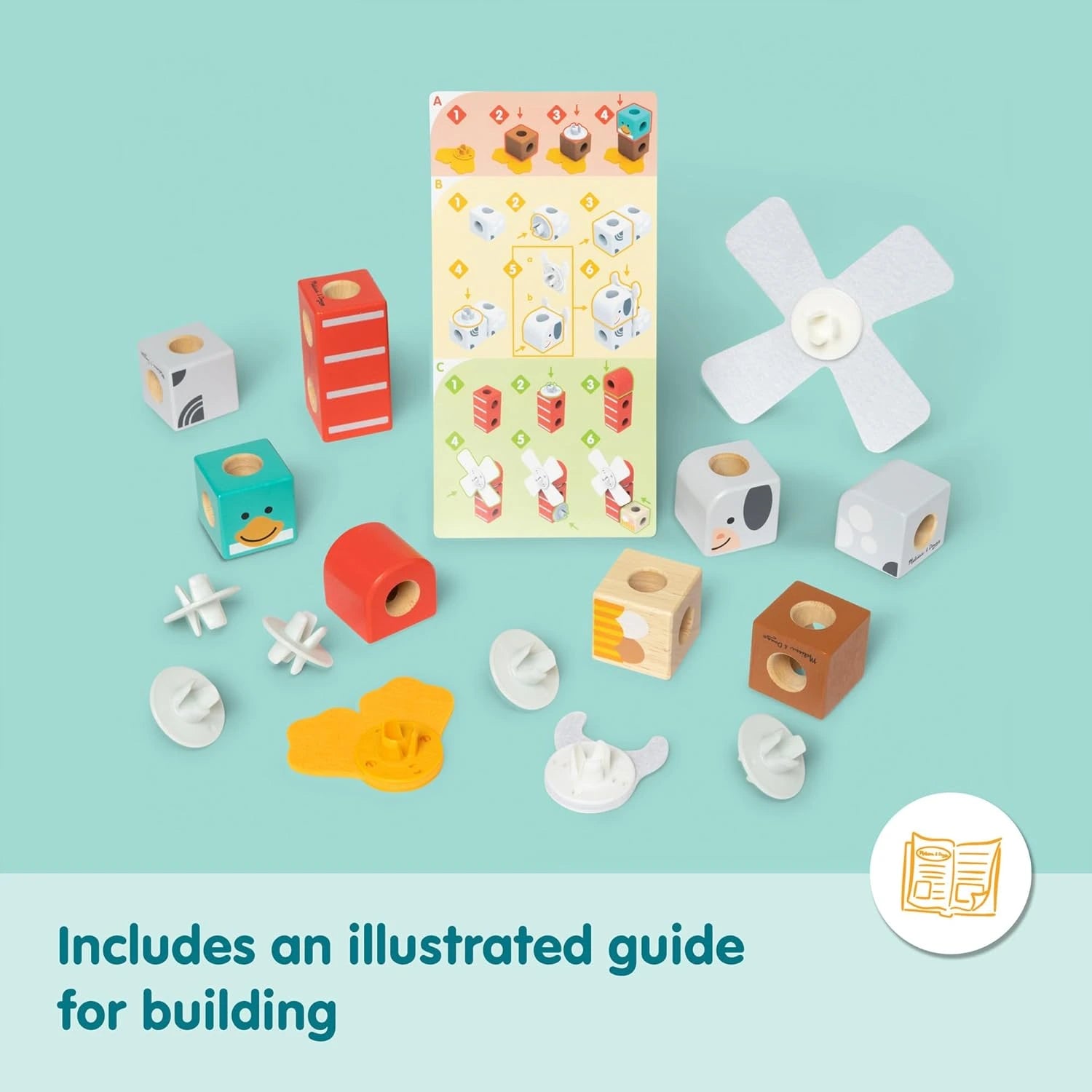 Melissa & Doug Blockables Play Set (6 Types)
