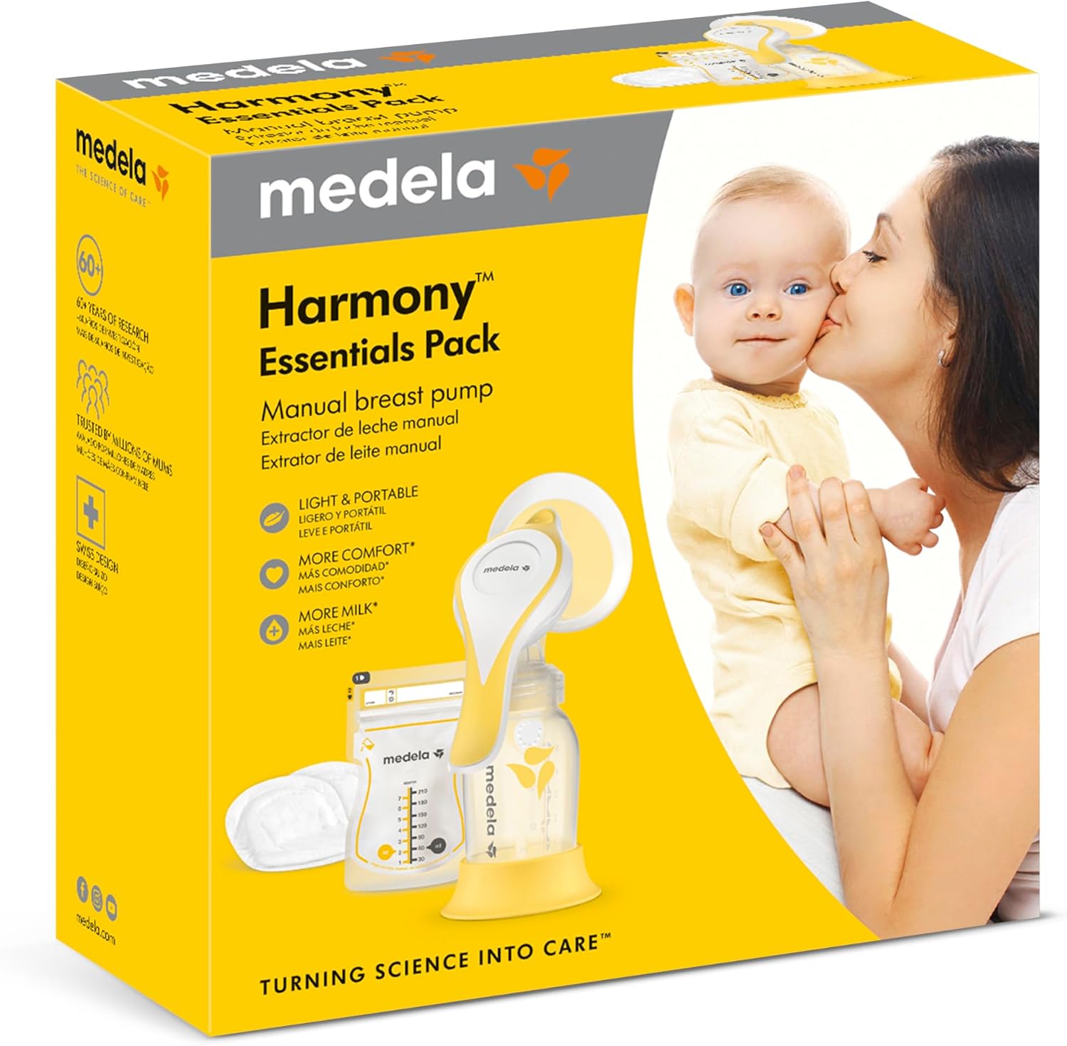 Medela Harmony Essentials Pack Manual Breast Pump (Flex Version)