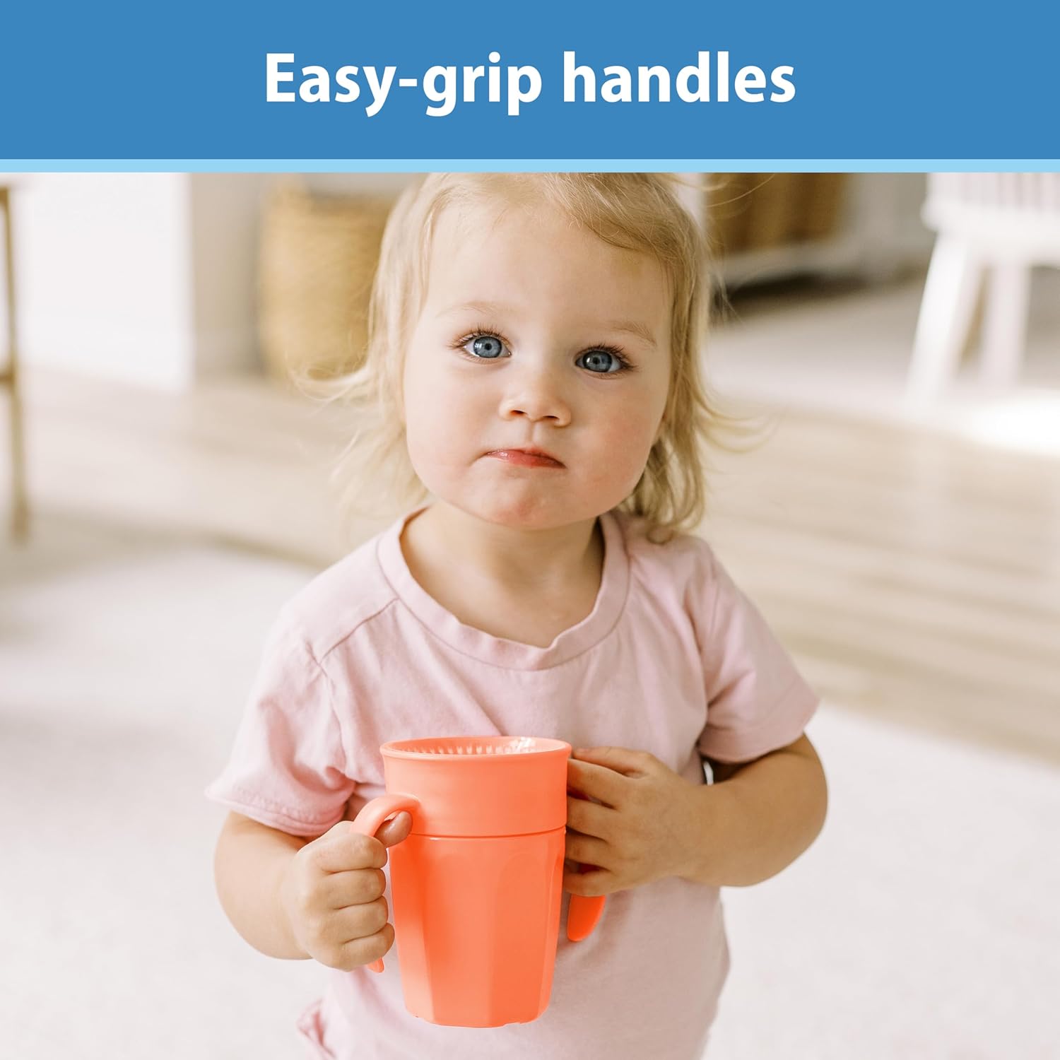 Dr. Brown’s Milestones Cheers360 Cup with Handles, 7 oz/200 mL (2 Colors) | 6M+