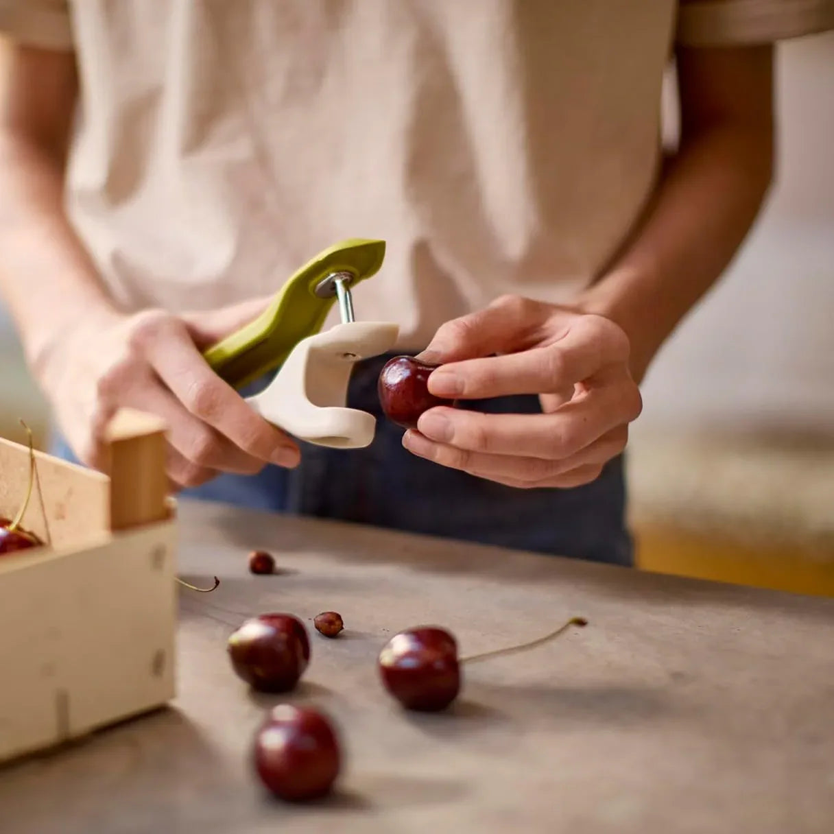 Joseph Joseph Tweezy 2-in-1 Pitter & Huller Tool - Pupsik Singapore