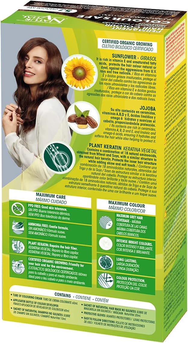 NaturVital ColourSafe Permanent Hair Dye (8 Colors) - Exp 02/26 or later - Pupsik Singapore