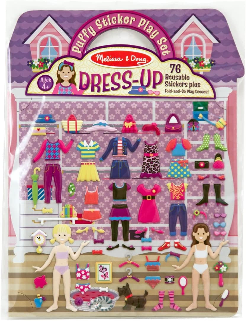 Melissa & Doug Puffy Stickers Play Set (6 Designs)