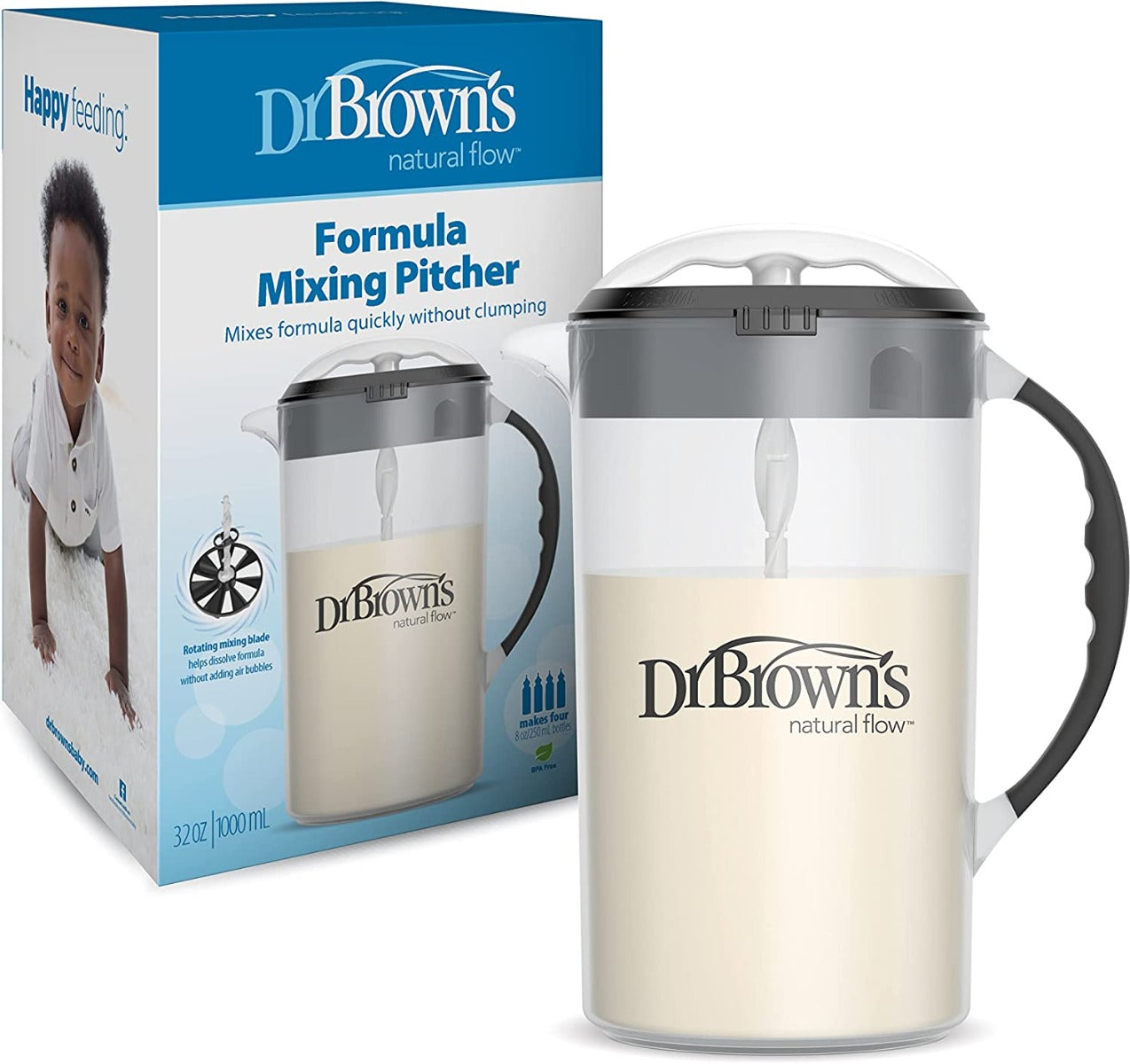 Dr. Brown’s Natural Flow® Formula Mixing Pitcher (5 Colors) - Pupsik Singapore