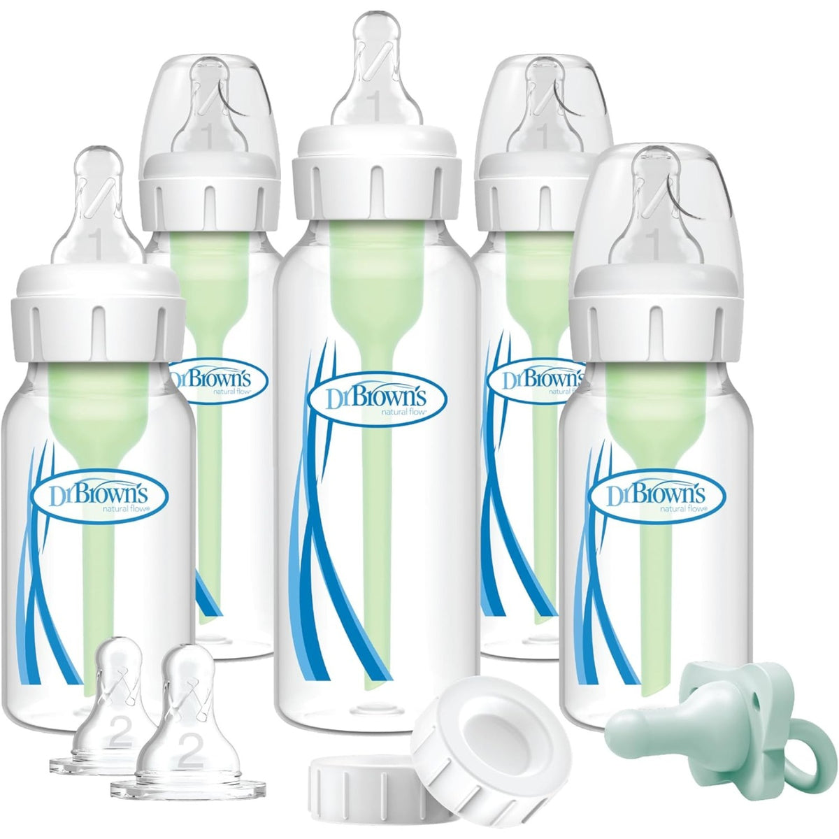 Dr. Brown's Options+ PLUS Narrow-Neck PP Bottle Newborn Feeding Set