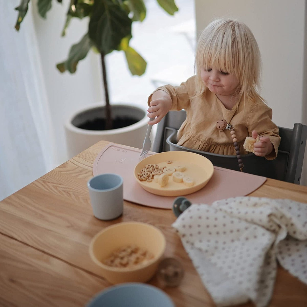 Mushie Round Dinnerware Bowls, 2pk (8 Colors) - Pupsik Singapore