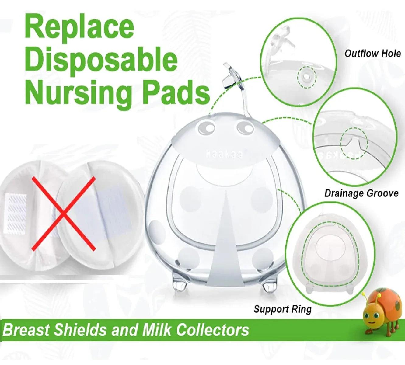 Haakaa Ladybug Silicone Milk Collector (40ml) | Pupsik Singapore