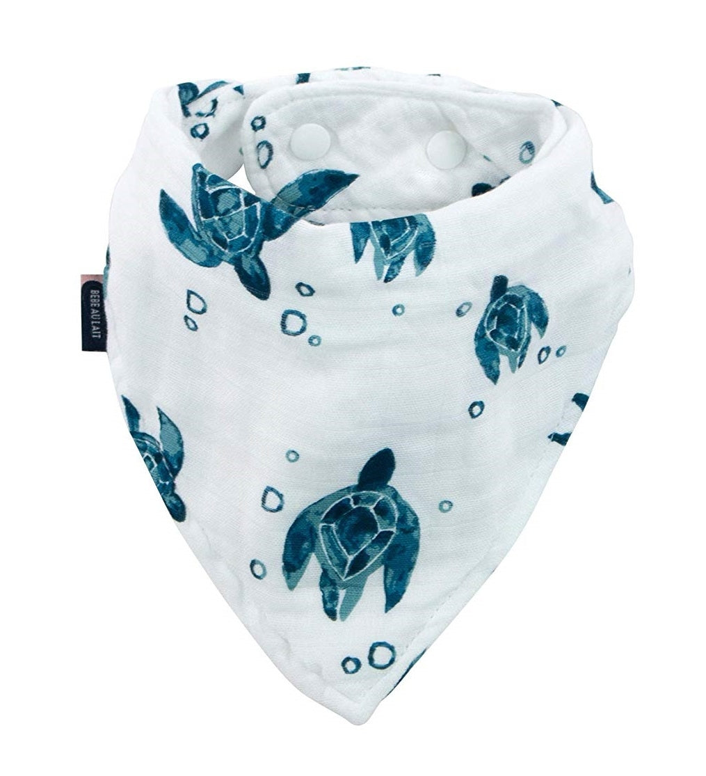 Bebe Au Lait Oh-So-Soft Muslin Bandana Bib (14 Designs) - Pupsik Singapore