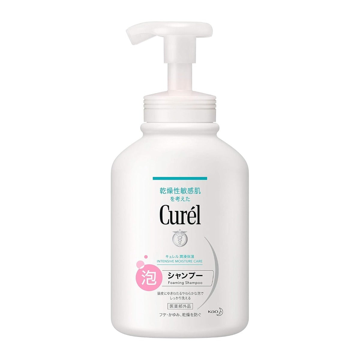 Curel Intensive Moisture Care Foaming Shampoo, 480ml (Exp 04/27)