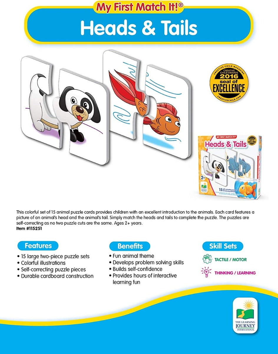 The Learning Journey My First Match It! Puzzle Game (9 Designs) - Pupsik Singapore
