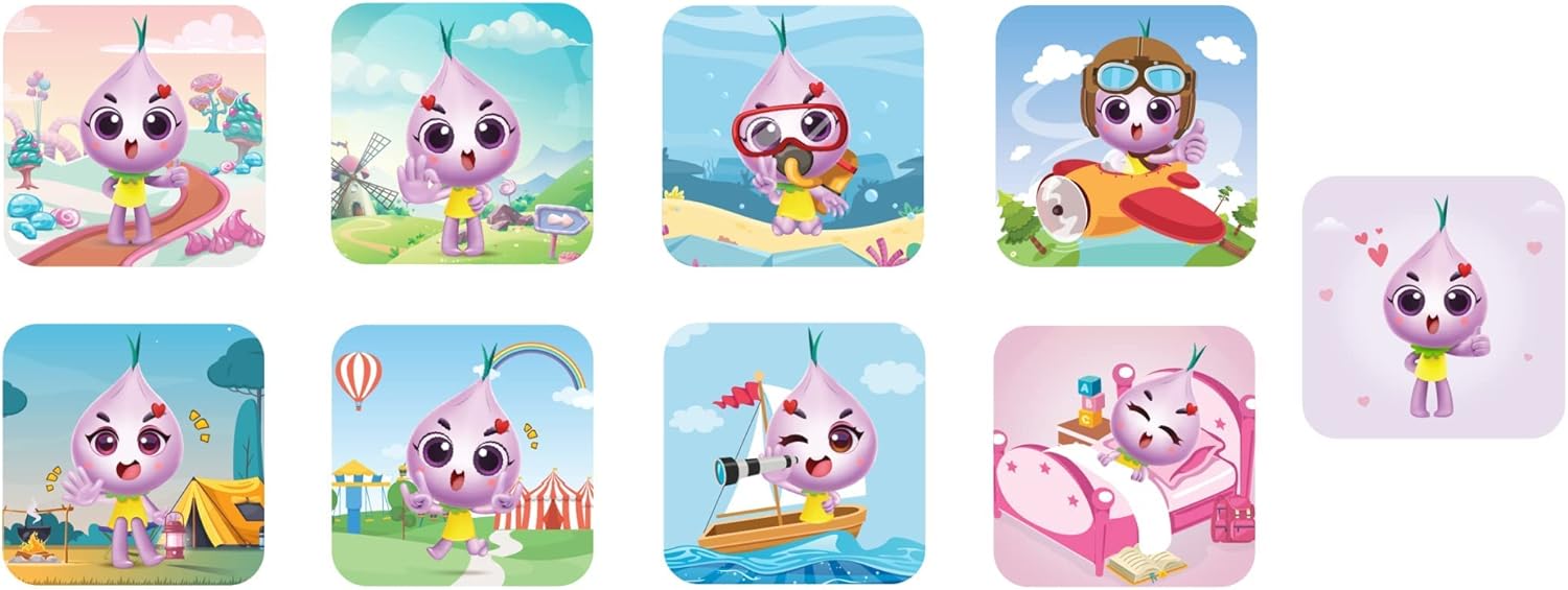 Happy Noz Organic Onion Sticker Patch For Kids, 6pcs - Original Purple (Exp 03/27)