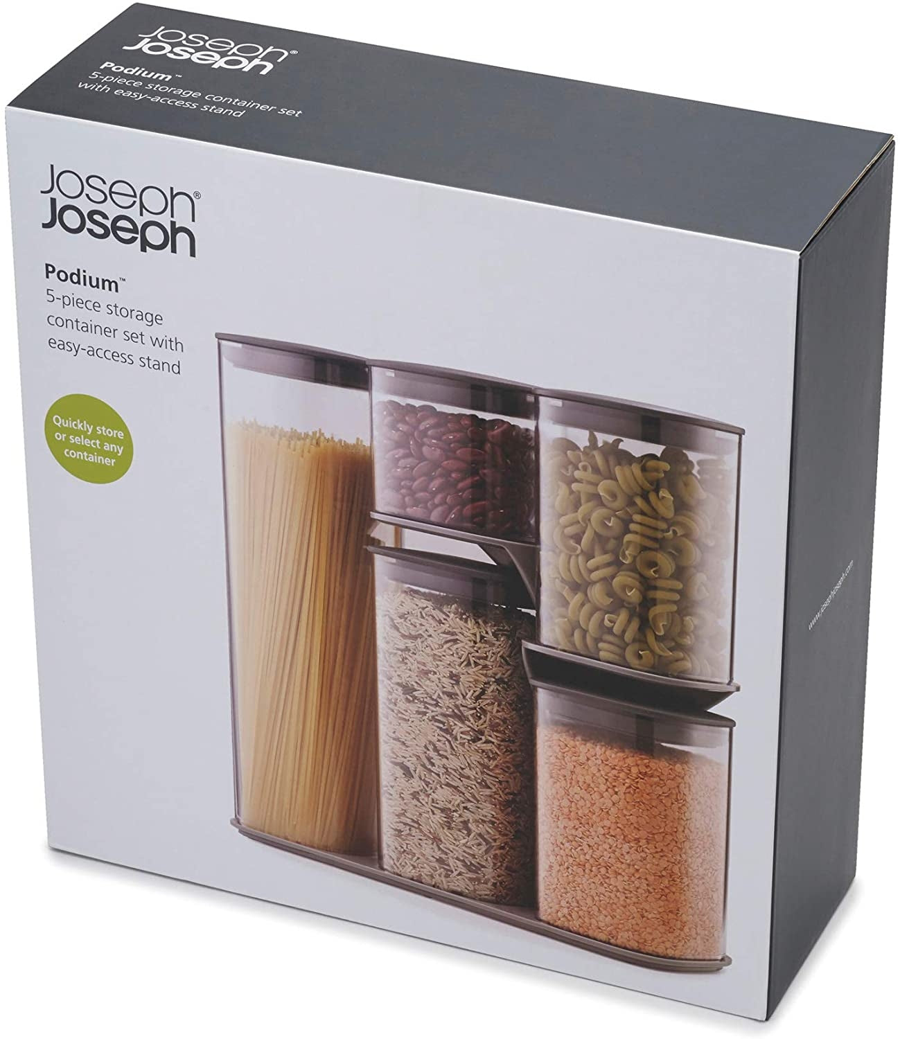 Joseph Joseph Podium 5-piece Storage Container Set