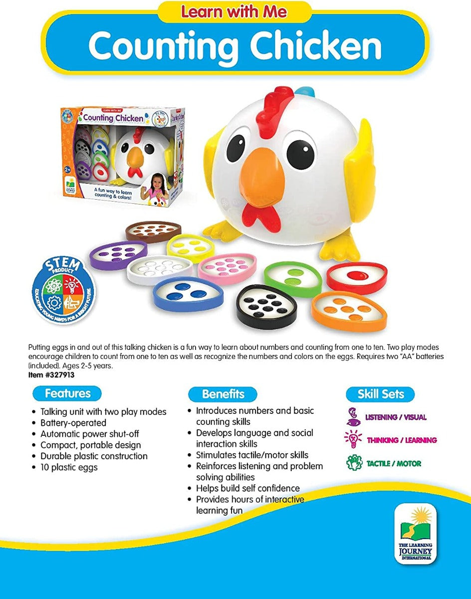 The Learning Journey Learn With Me Counting Chicken