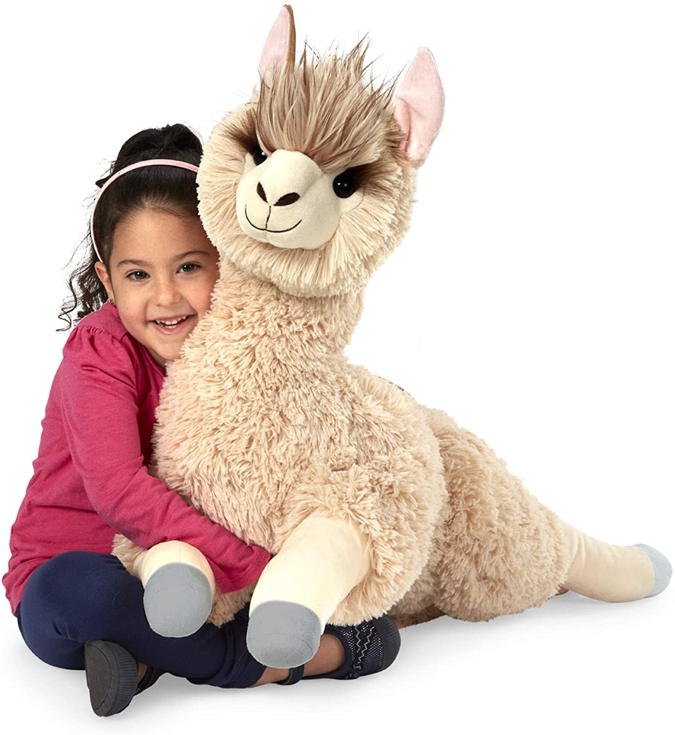 Melissa & Doug Jumbo Plush - Llama - 26 in Tall