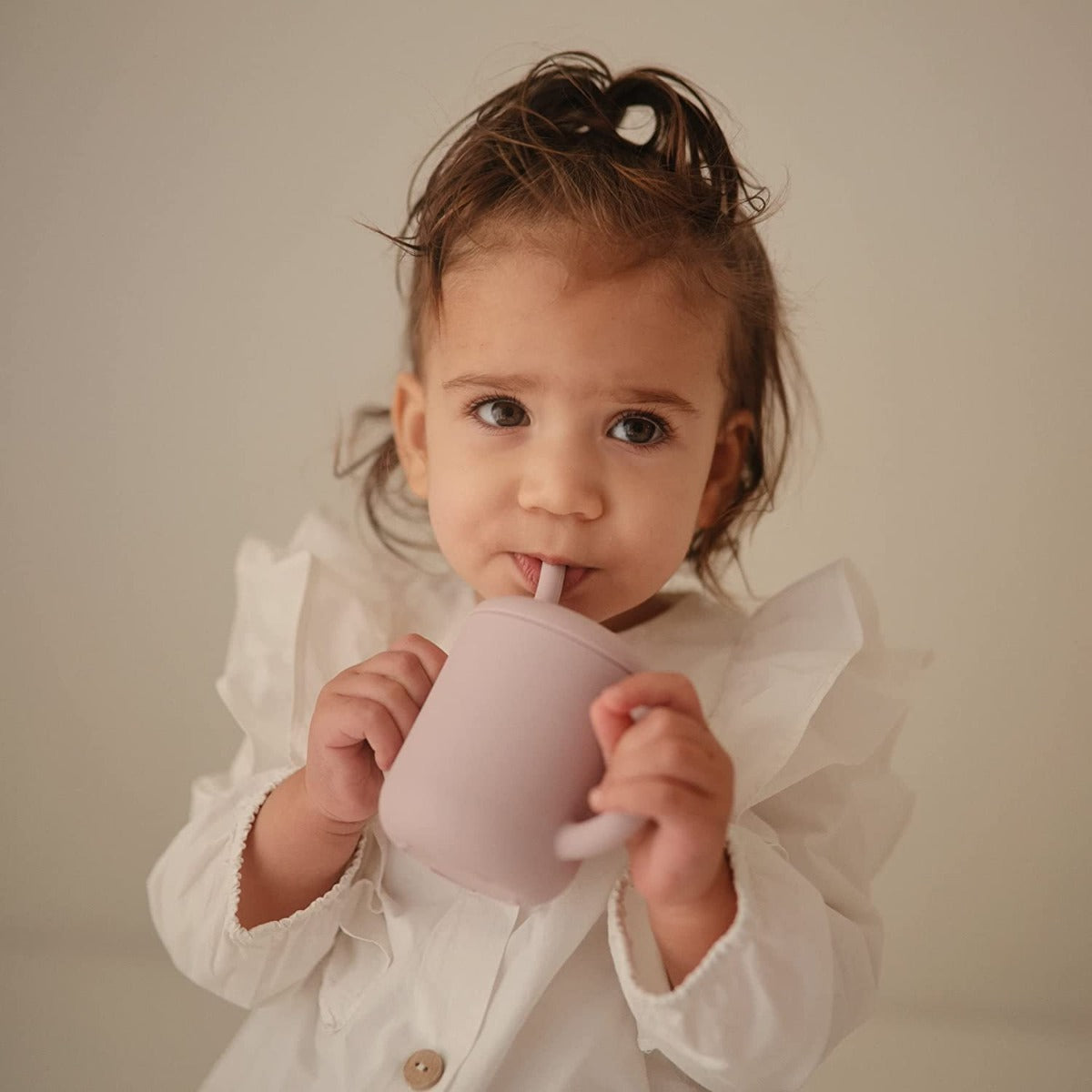 Mushie Silicone Training Cup + Straw, 175ml (9 Colors) - Pupsik Singapore