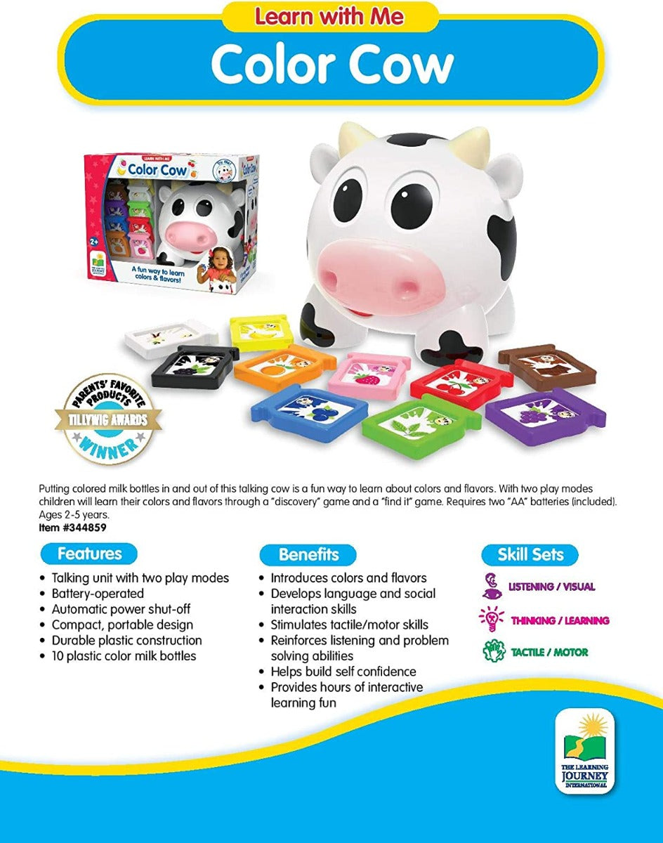 The Learning Journey Learn With Me Color Cow