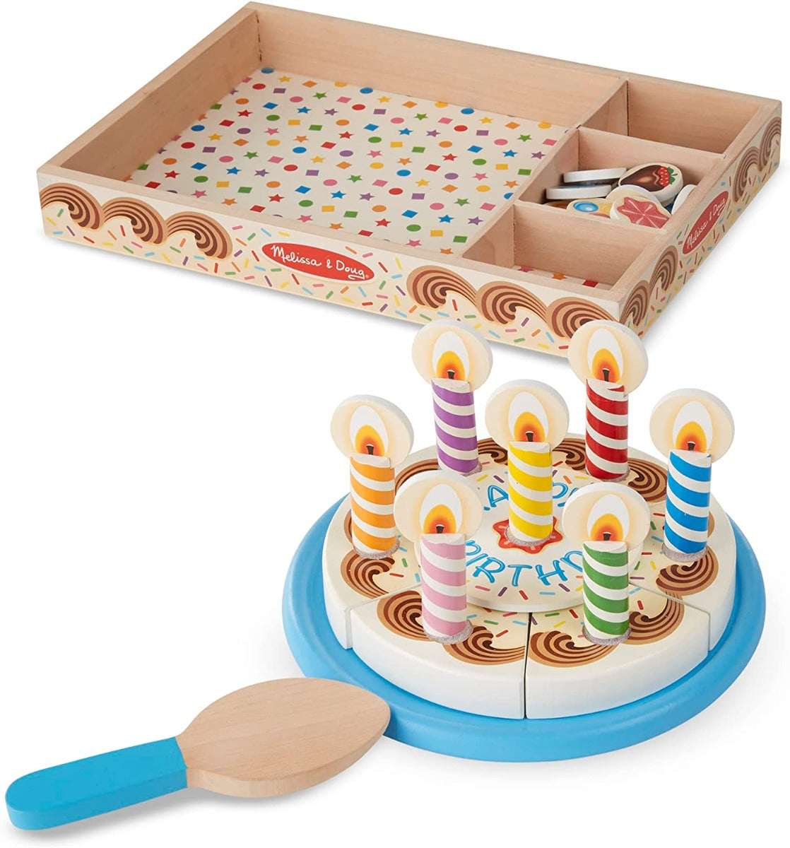 Melissa & Doug Birthday Party Wooden Play Cake