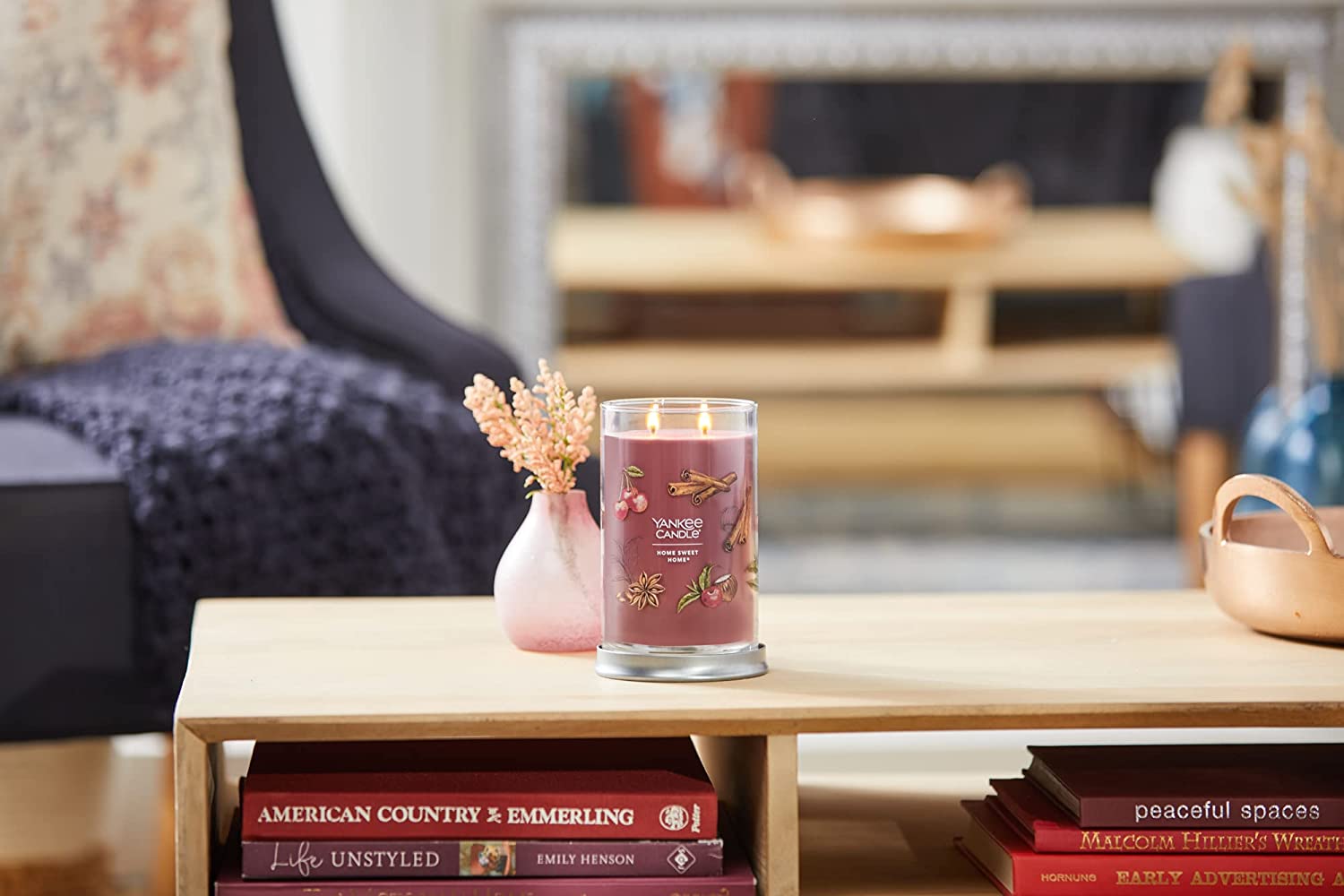 Yankee Candle Signature Large Tumbler Candle, 2-wicks (20oz) - Home Sweet Home