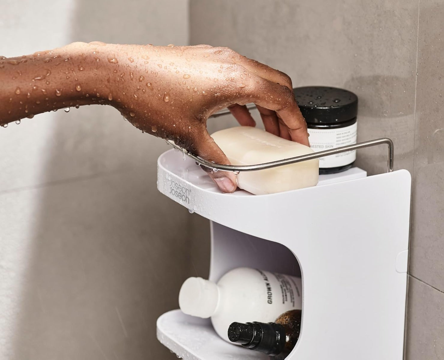 Joseph Joseph Capsule 4-tier Shower Shelf - White