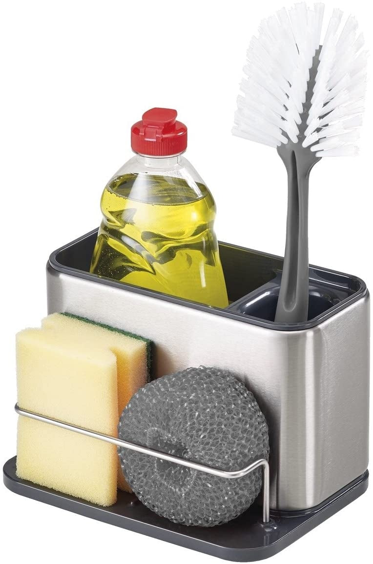 Joseph Joseph Surface Sink Tidy Stainless-Steel Sink Caddy (2 Colors) - Pupsik Singapore