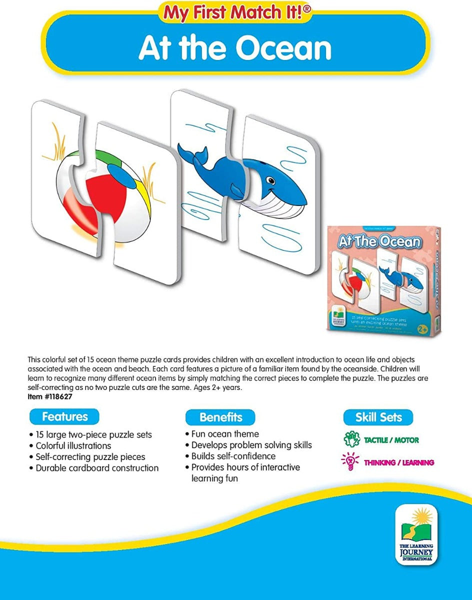 The Learning Journey My First Match It! Puzzle Game (9 Designs) - Pupsik Singapore
