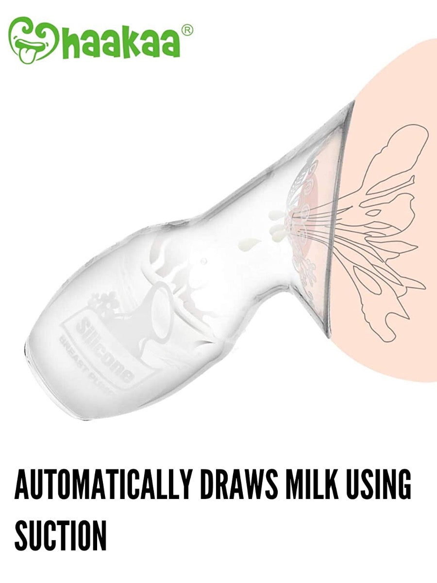 Haakaa Gen 2 Silicone Manual Breast Pump, 100ml (w/ Suction Base)