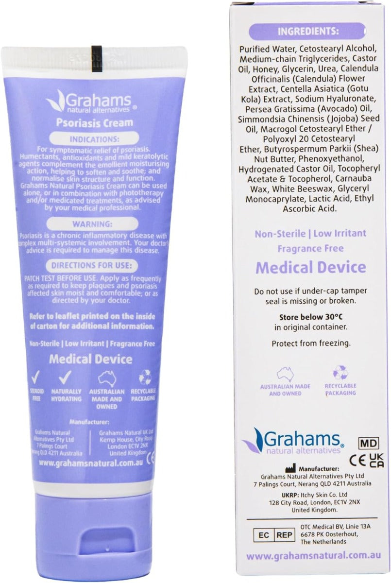 Grahams Natural Psoriasis Cream, 75g (Exp 11/27)