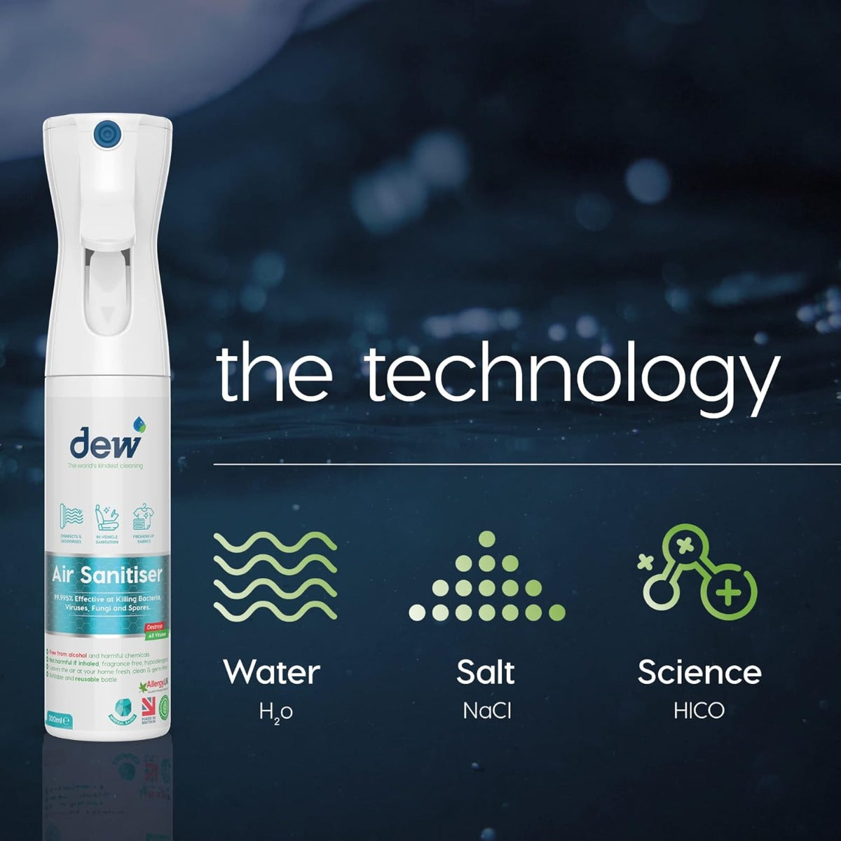 Dew Air Deodoriser, 300ml (Exp 02/26)