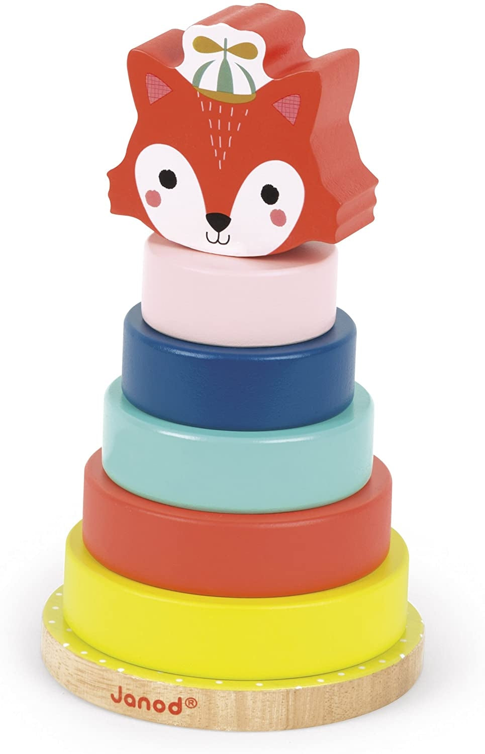 Janod Stackable Fox Toy