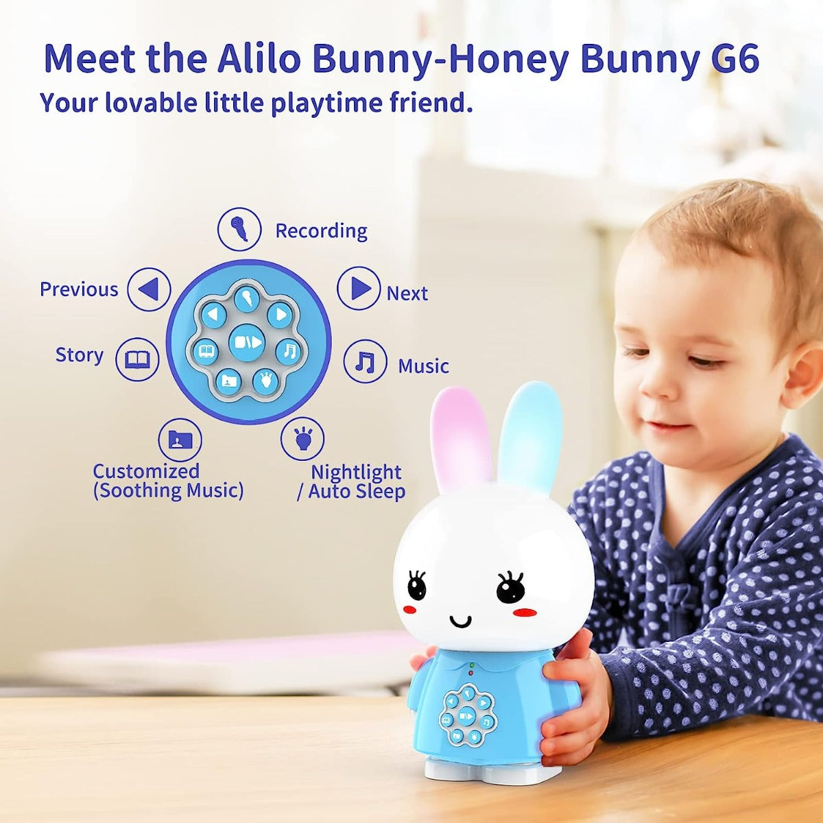Alilo Honey Bunny Interactive Toy