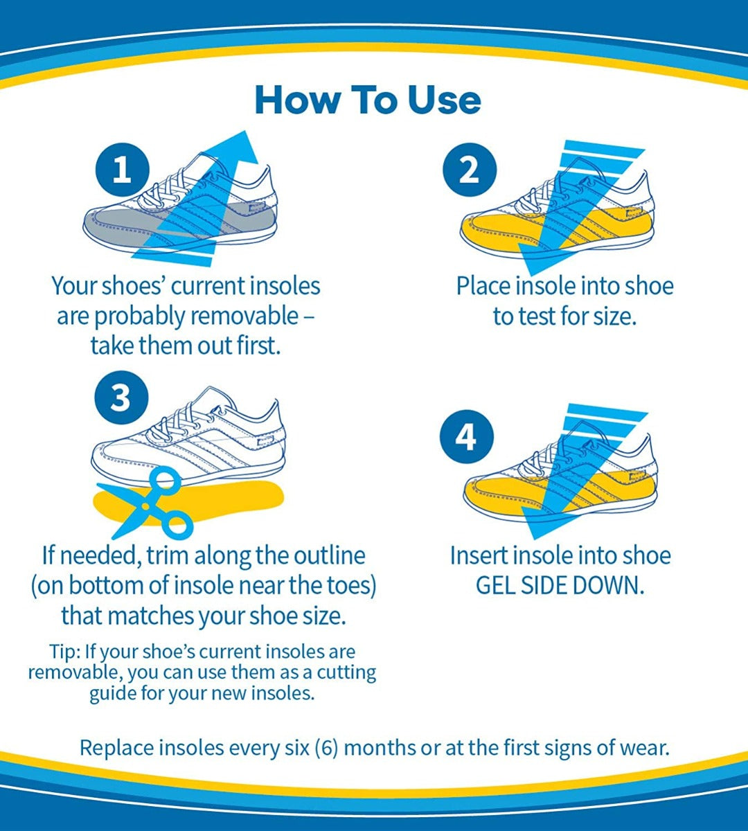 Dr Scholl's Comfort & Energy Energizing Comfort Massaging Gel Insoles