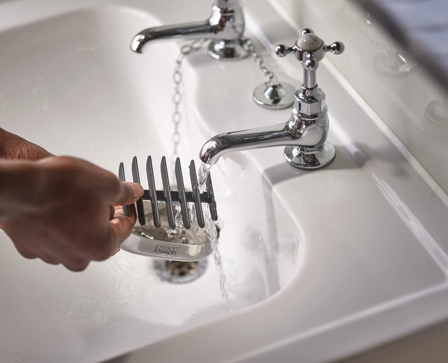 Joseph Joseph EasyStore Luxe Stainless Steel Soap Dish