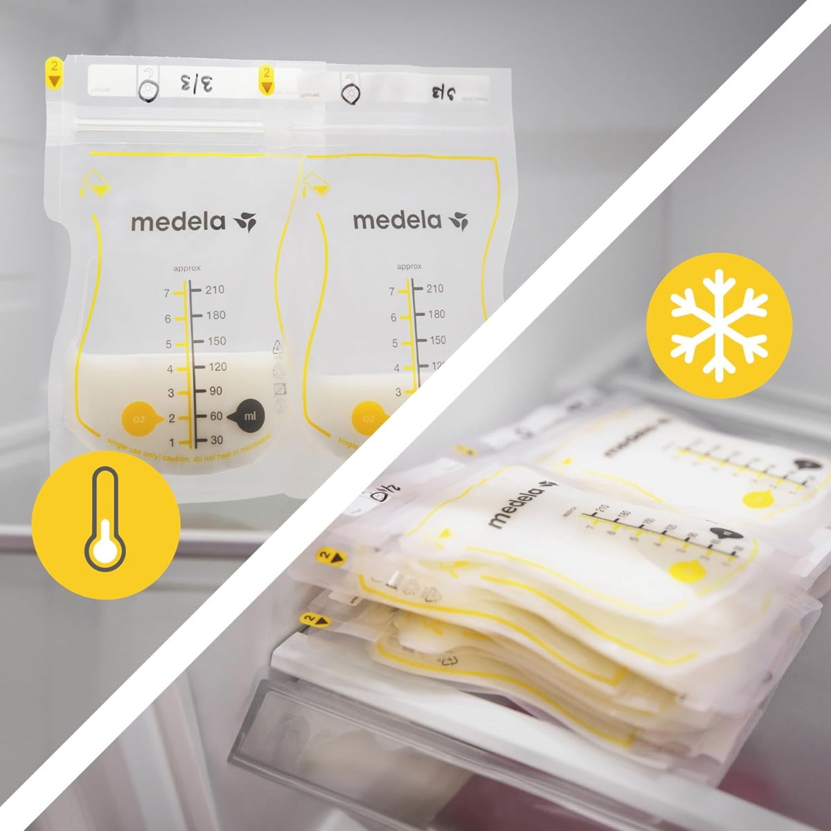 Medela Easy Pour Breast Milk Storage Bags (50 bags) - EU Version