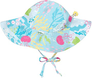 IPlay Brim Sun Protection Hat - Aqua Coral Reef (2 Sizes)