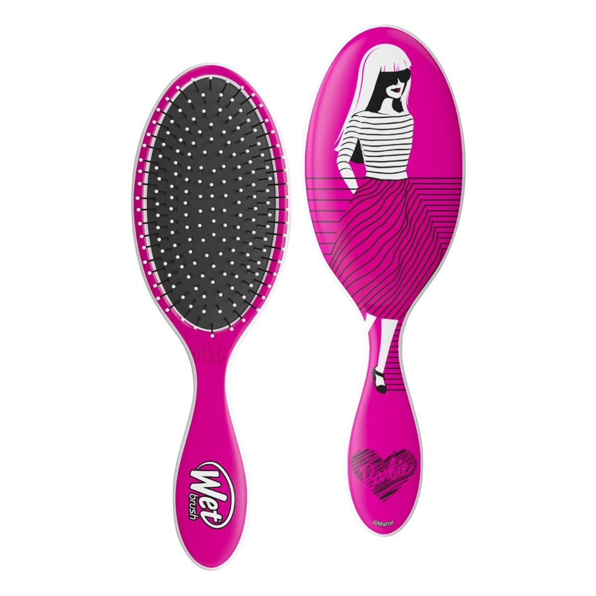 Wet Brush Detangler Brush Disney Barbie (1 Design) - Pupsik Singapore