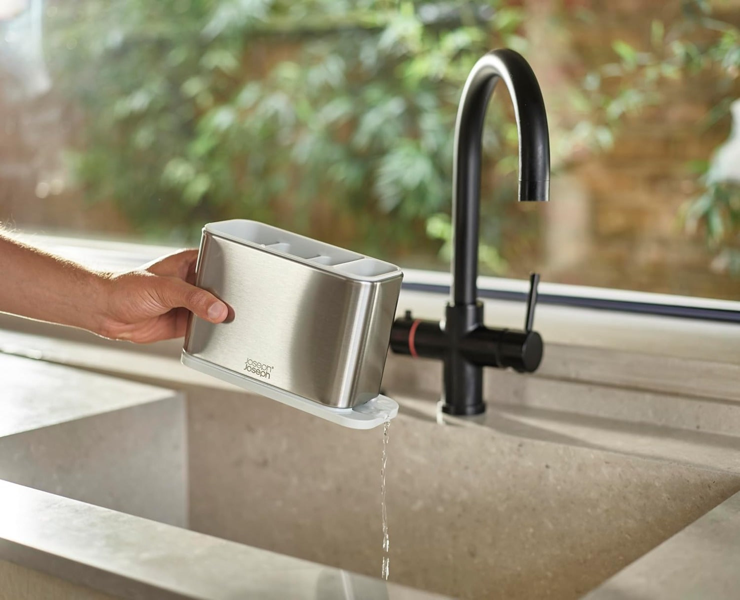 Joseph Joseph Surface Stainless-Steel Cutlery Drainer