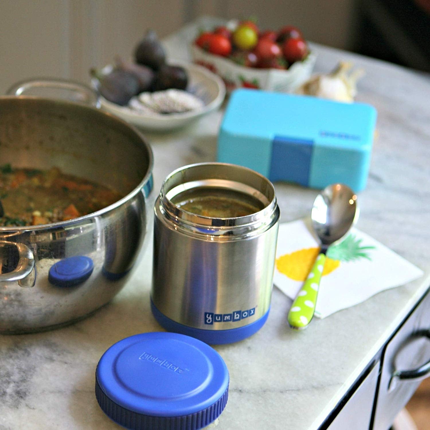 Yumbox Zuppa Thermal Food Jar, 415ml - Blue