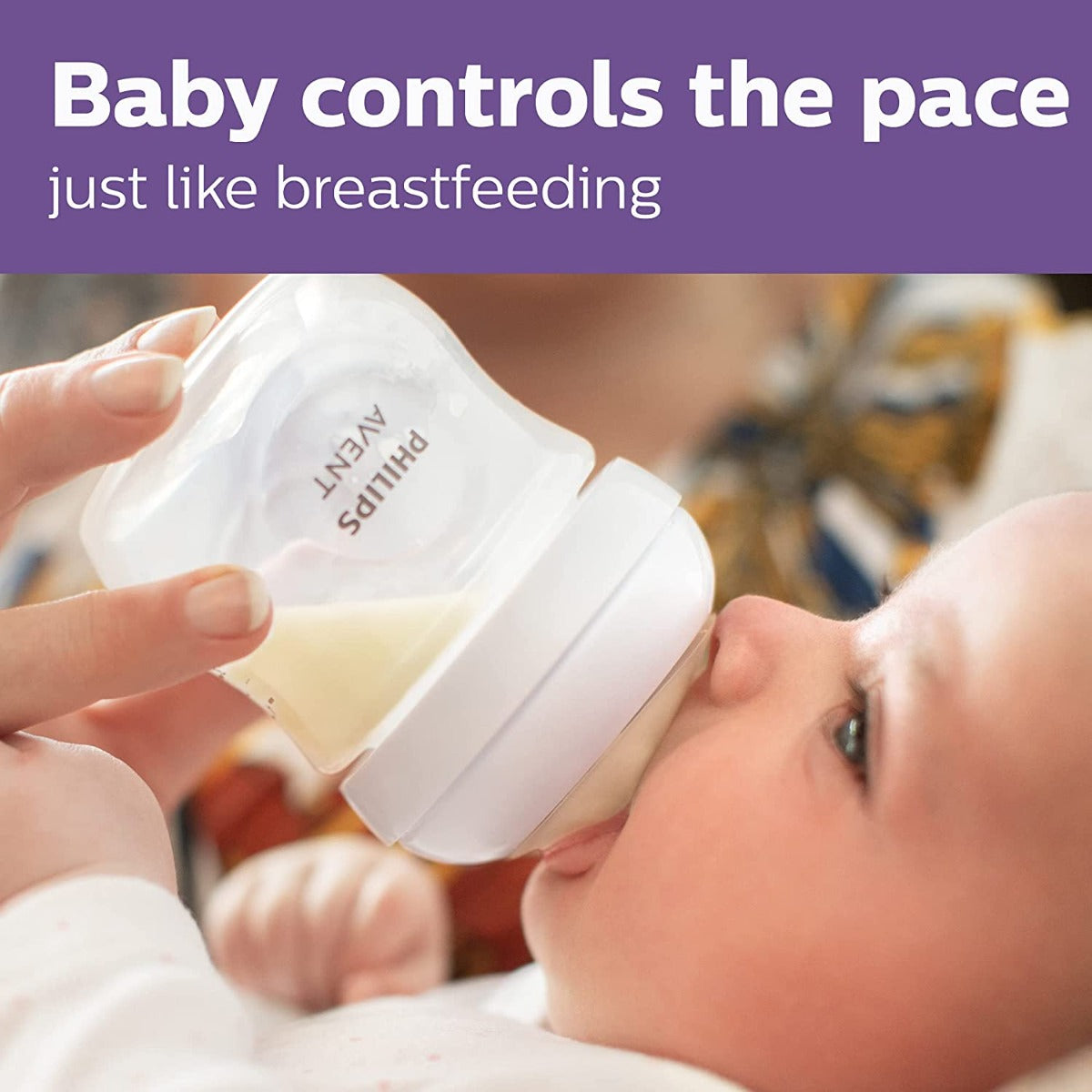 Philips Avent Natural Response 125ml Milk Baby Bottles (3-pack)
