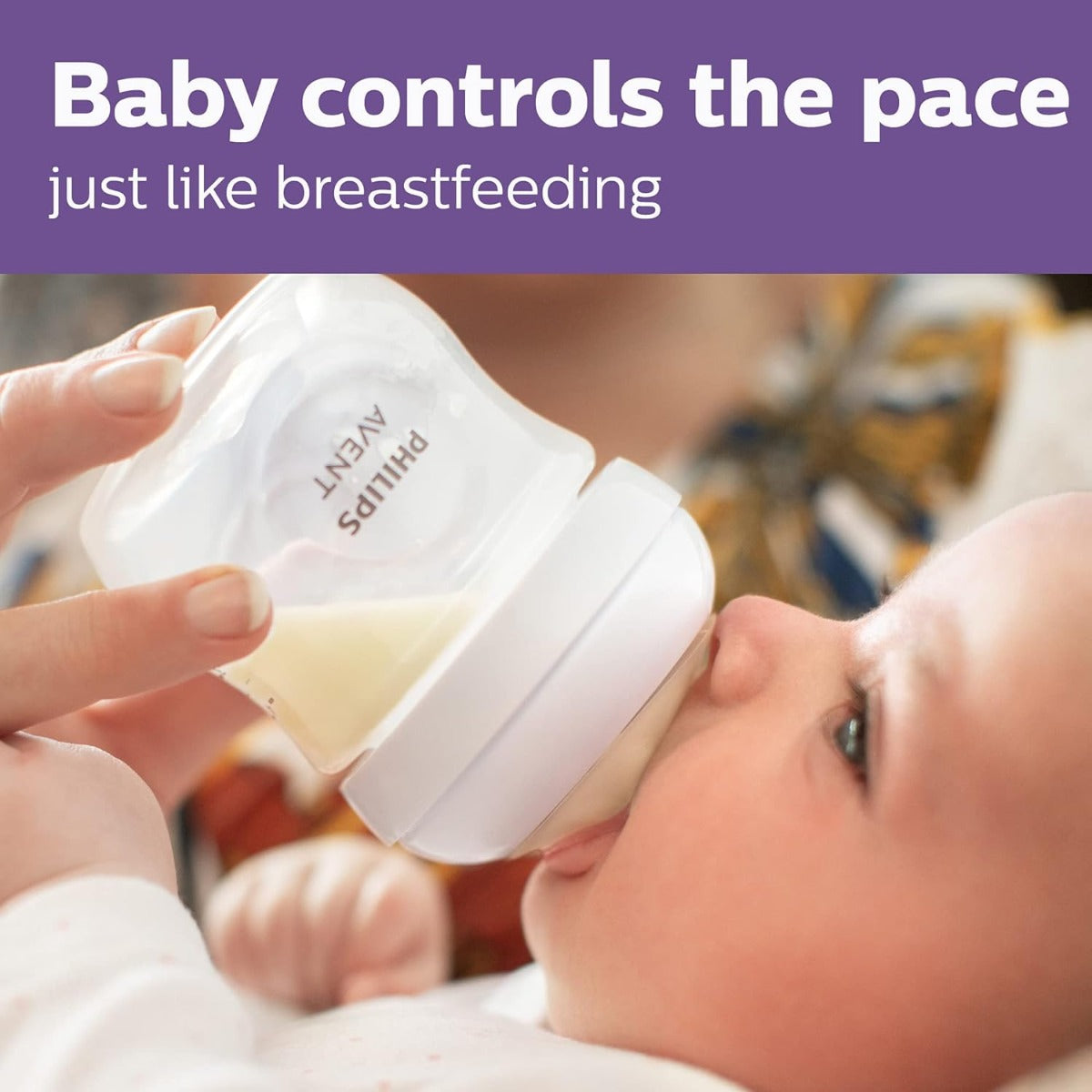 Philips Avent Natural Response 125ml Milk Bottles (2-pack)